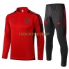 CR Flamengo Sweatshirts Anzüge Suit Quarter-zip 2021-22 Rote Für Herren